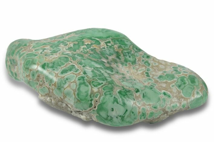 Polished Pastel Green Variscite Stone - Amatrice Hill, Utah #248381